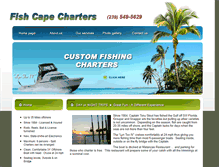 Tablet Screenshot of fishcapecharters.com